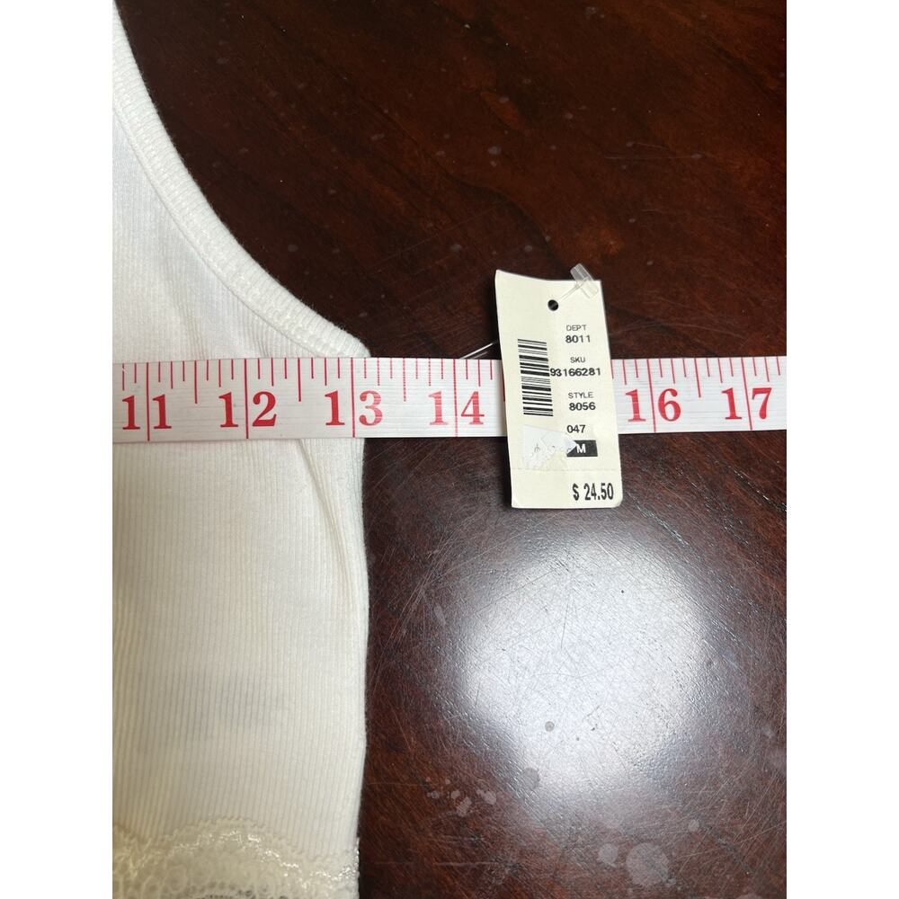 Aeropostale Women’s Crochet Trim Cropped Tank Top Size M NWT! Summer Beach - Picture 3 of 7